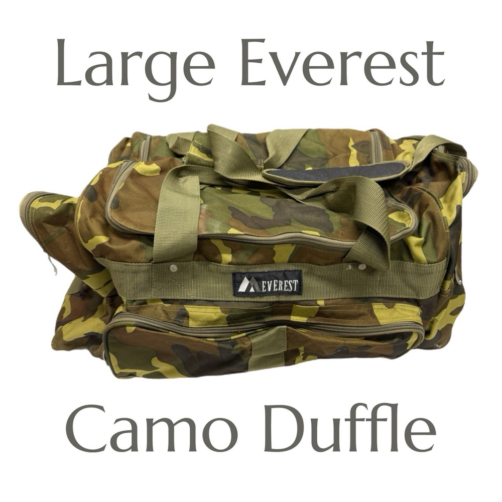 Everest Unisex Camo Duffel Bag Camouflage‎